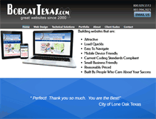 Tablet Screenshot of bobcattexas.com